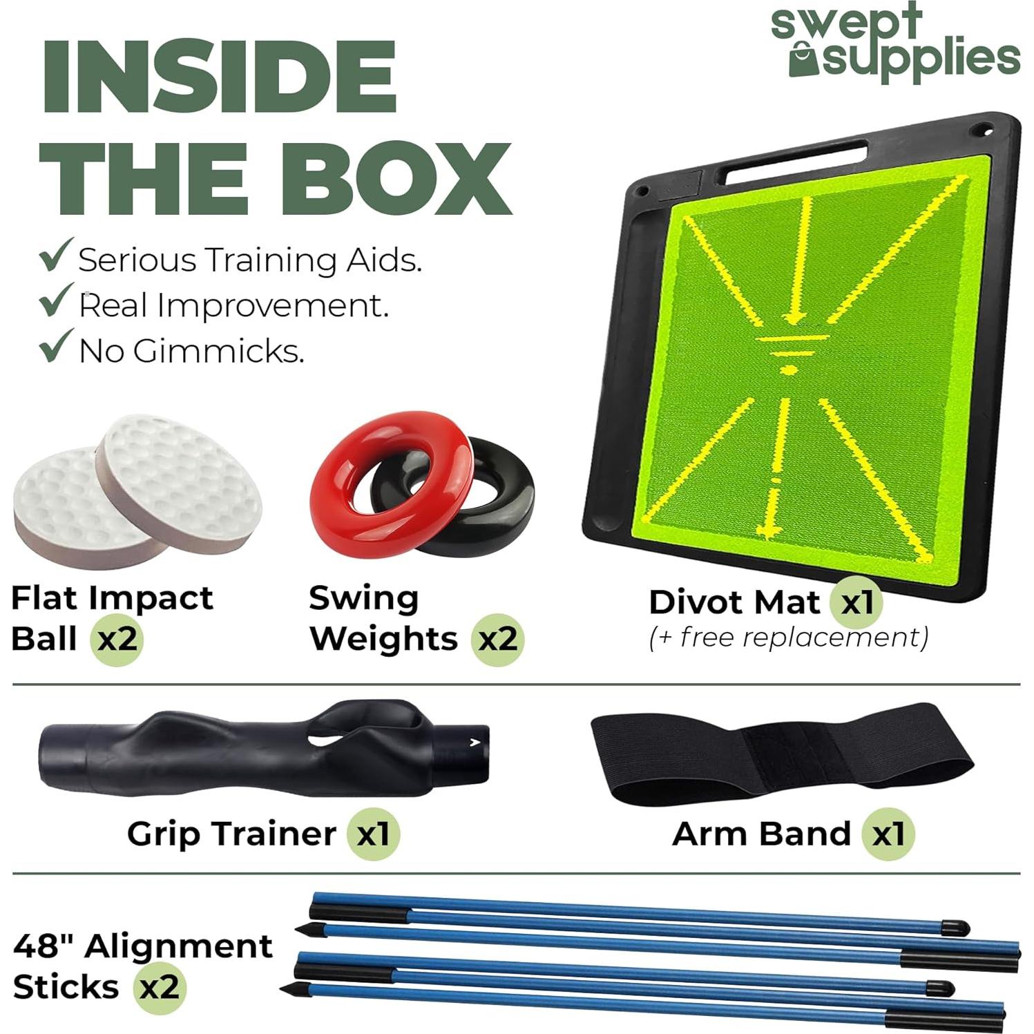 Kit de Entrenamiento de Golf 6 en 1 Suministros Barridos