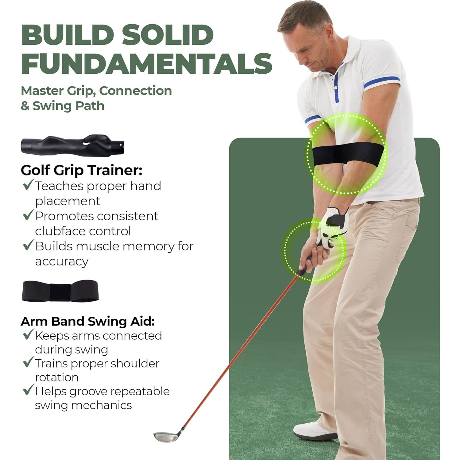 Kit de Entrenamiento de Golf 6 en 1 Suministros Barridos