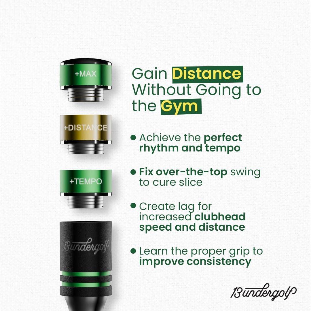 Entrenador de Swing de Golf 13 Under Golf TA25R - Práctica Interior