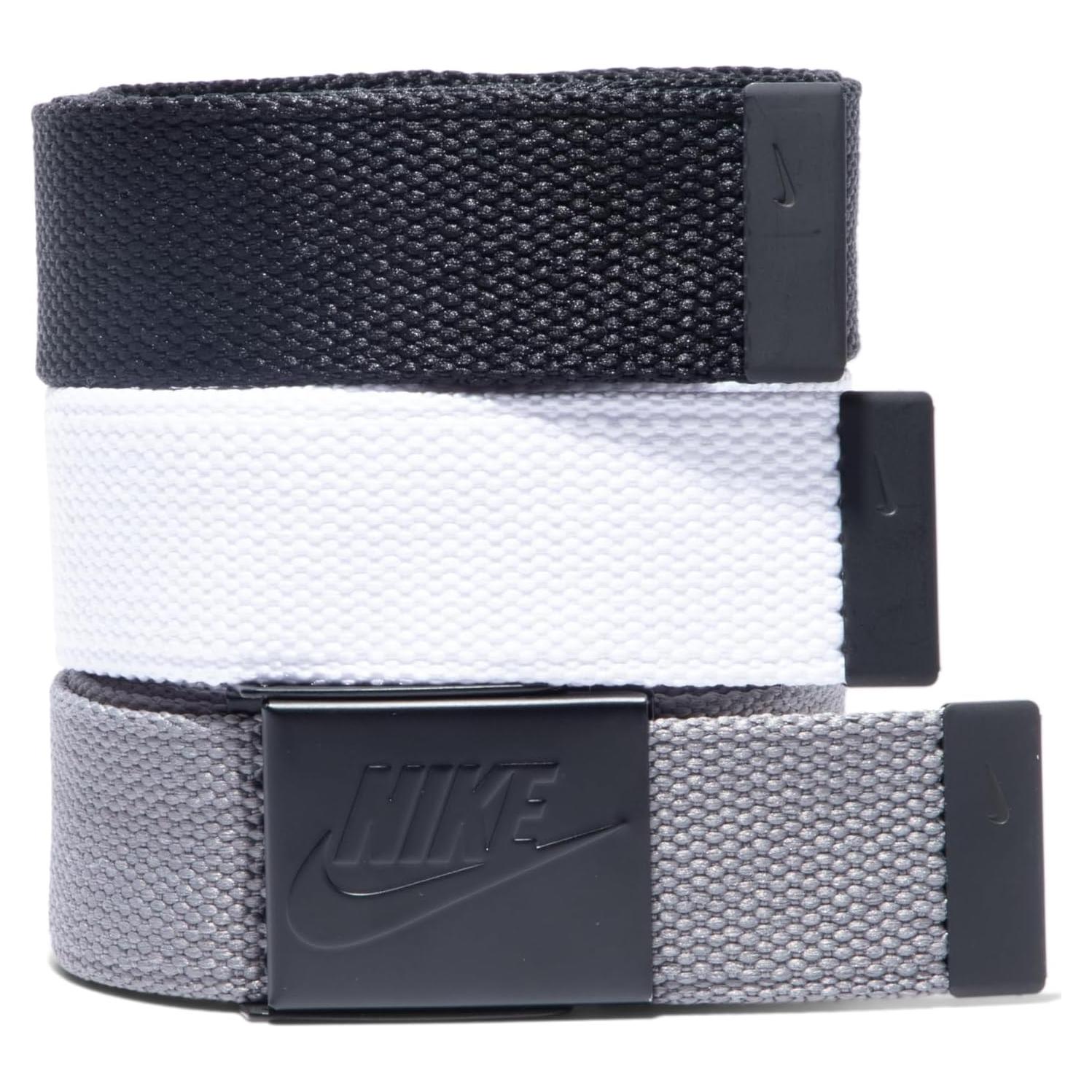 Cinturón Web Nike para Hombres - 3 Correás Intercambiables