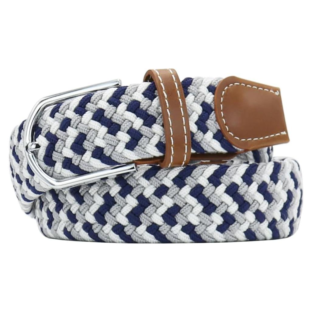Cinturón Elástico Trenzado Unisex Multicolor 81-109 cm