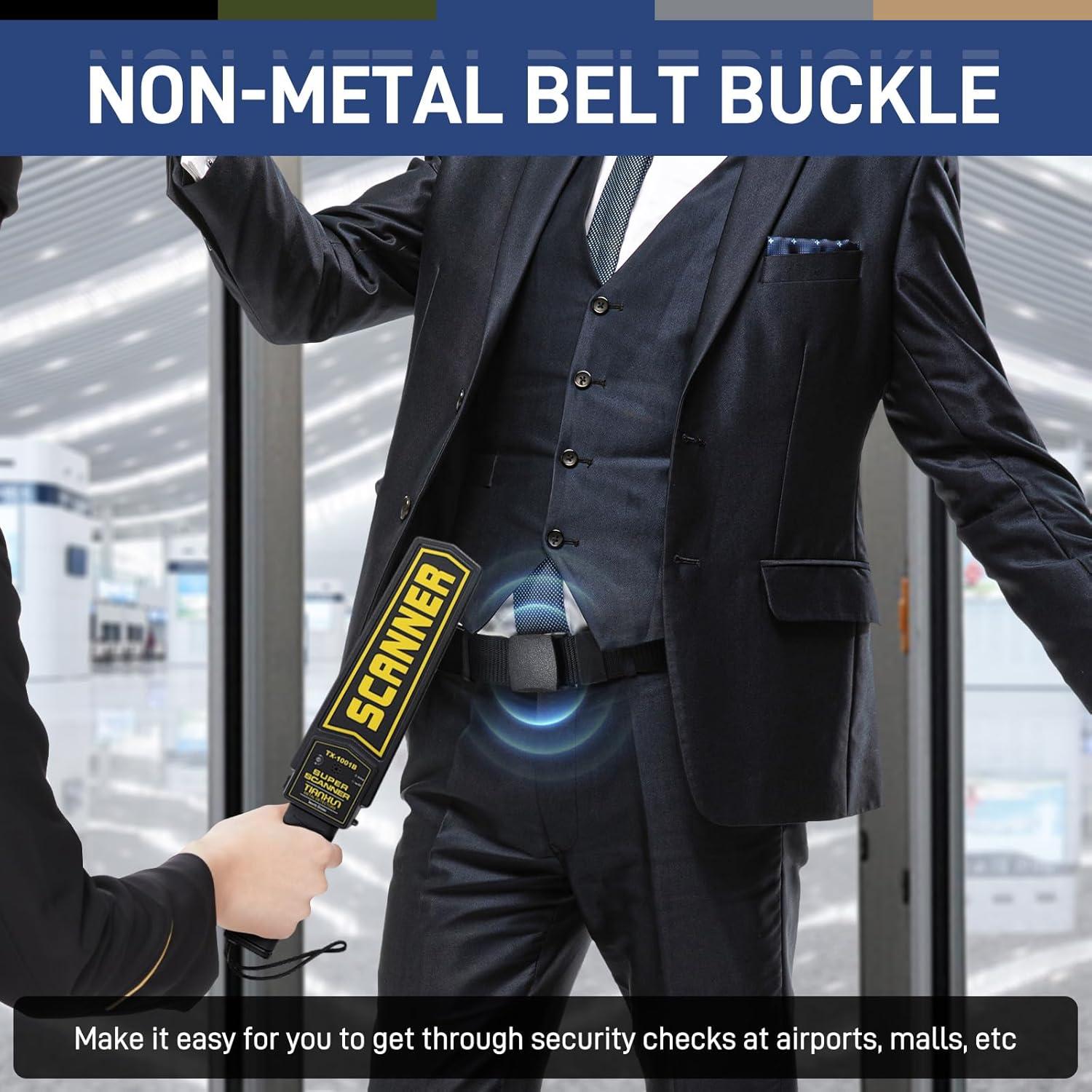 Cinturones Tácticos de Nylon UNGGJKB - Paquete de 5, Ajustables