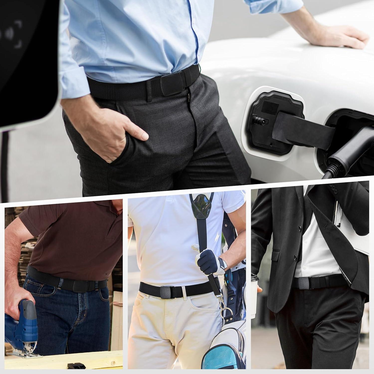 Cinturones Tácticos de Nylon UNGGJKB - Paquete de 5, Ajustables