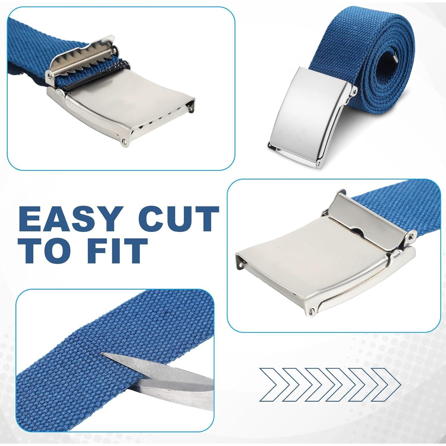 Geyoga 6 Cinturones de Golf Nylon Ajustables 139.7 cm Hombres