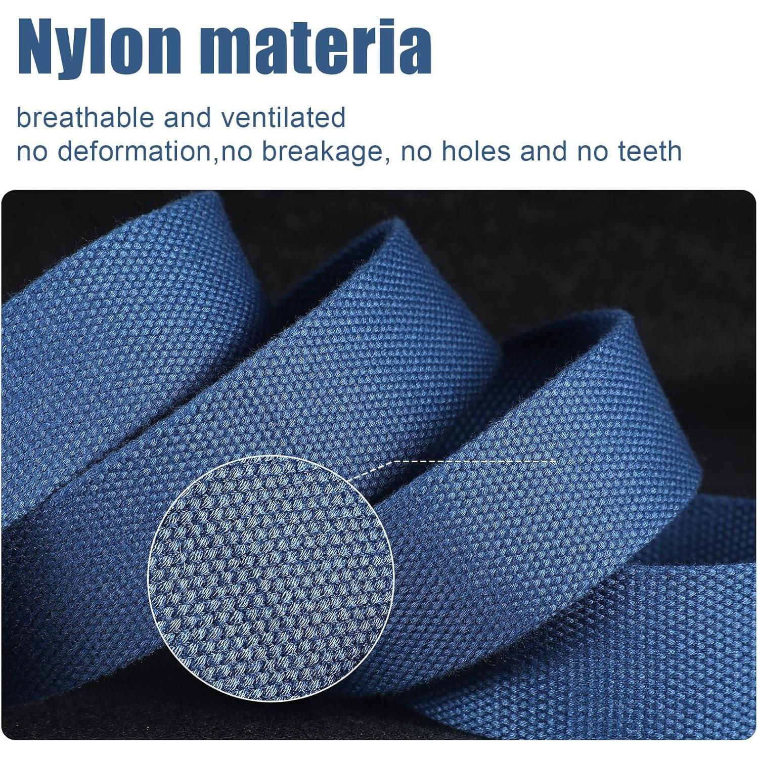 Geyoga 6 Cinturones de Golf Nylon Ajustables 139.7 cm Hombres