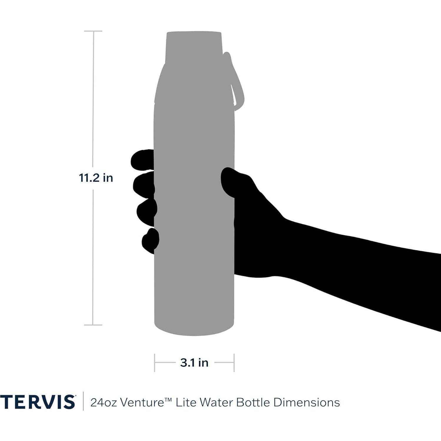 Botella Térmica Aislada Tervis 710ml Doble Pared Transparente