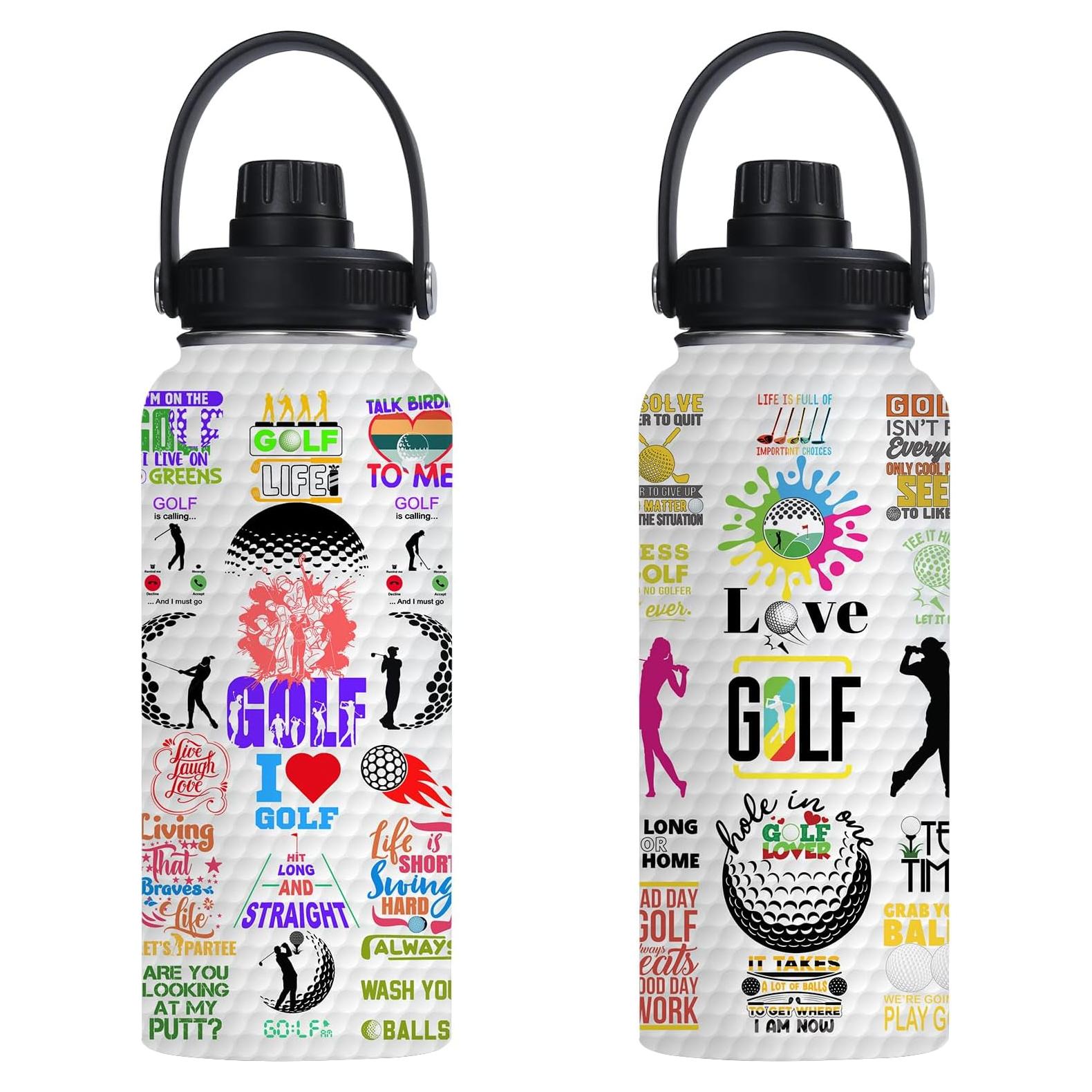 Botella de Agua Aislada Xtmunole 0.95L Acero Inoxidable Golf