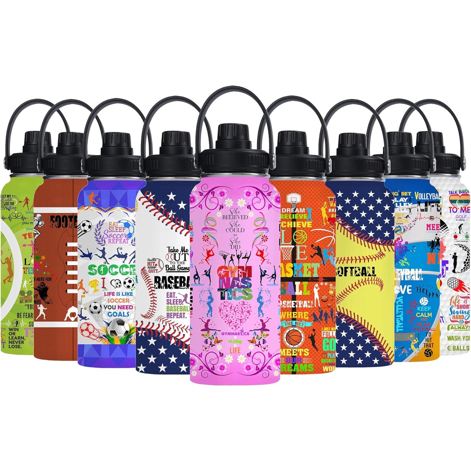 Botella de Agua Aislada Xtmunole 0.95L Acero Inoxidable Golf