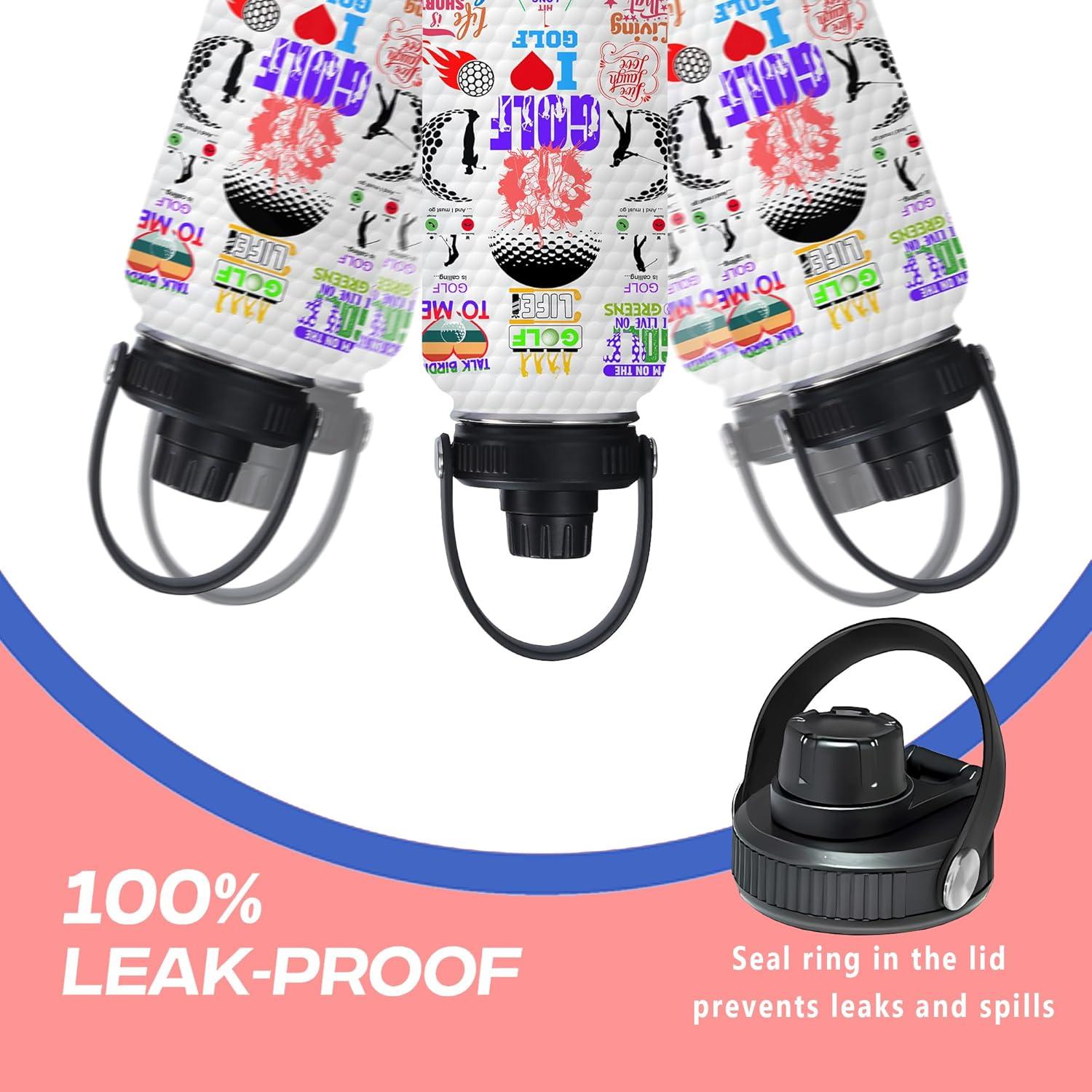 Botella de Agua Aislada Xtmunole 0.95L Acero Inoxidable Golf