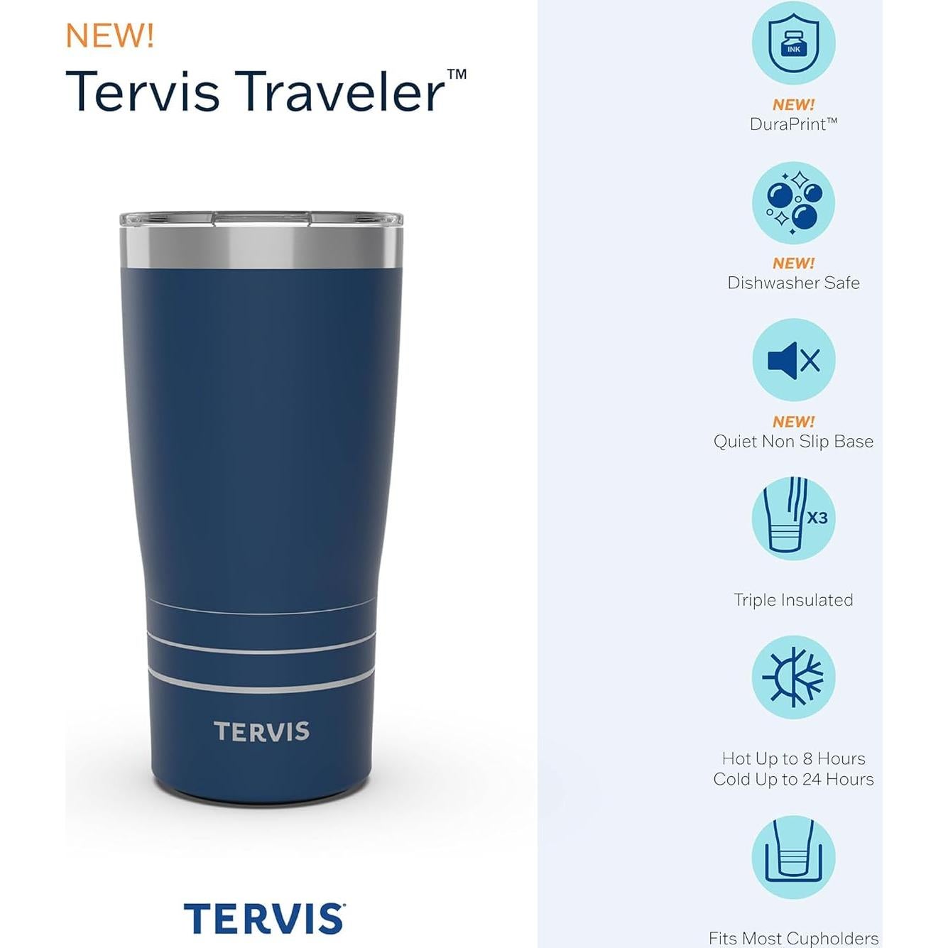 Vaso Aislado Tervis Golf 20oz Acero Inoxidable Doble Pared