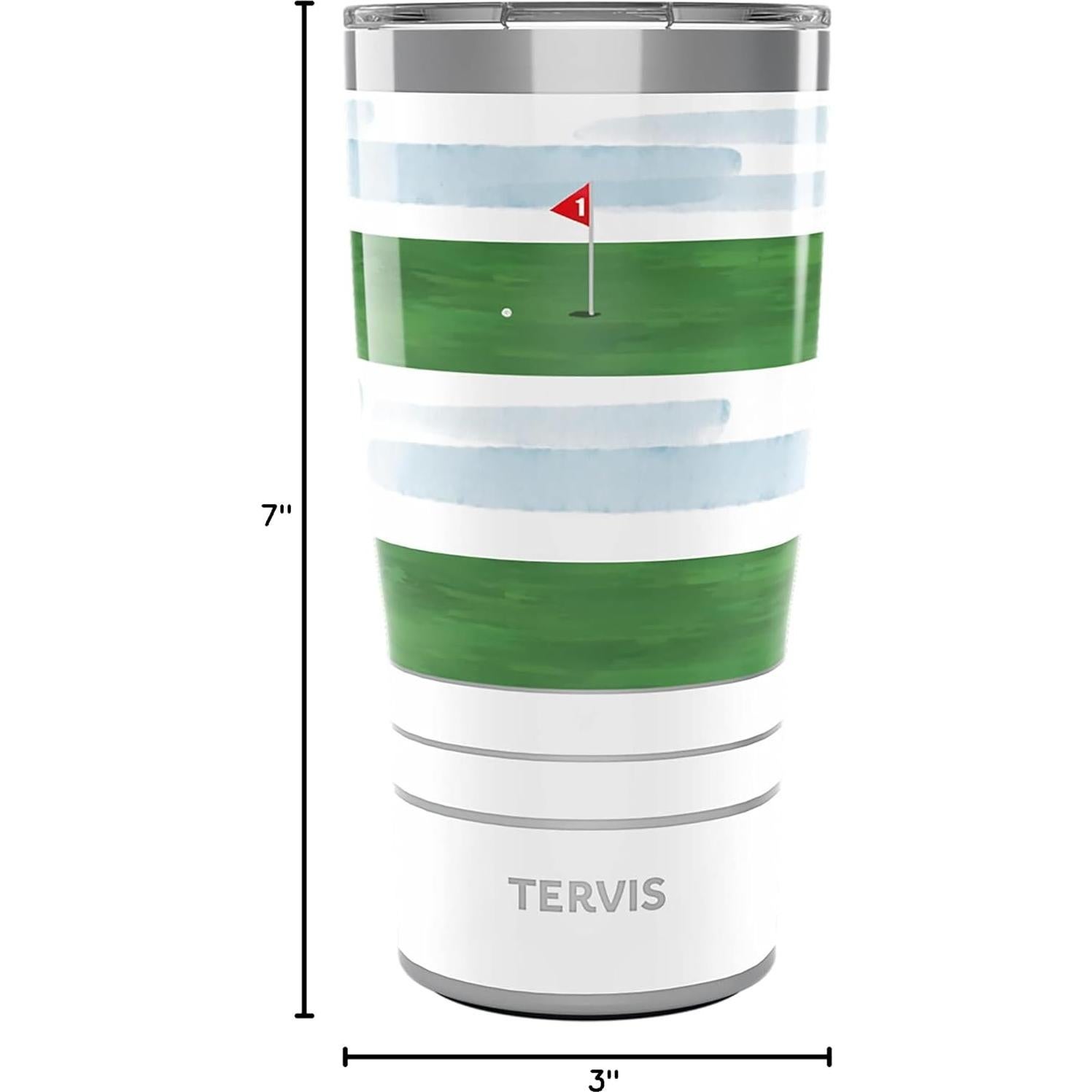 Vaso Aislado Tervis Golf 20oz Acero Inoxidable Doble Pared