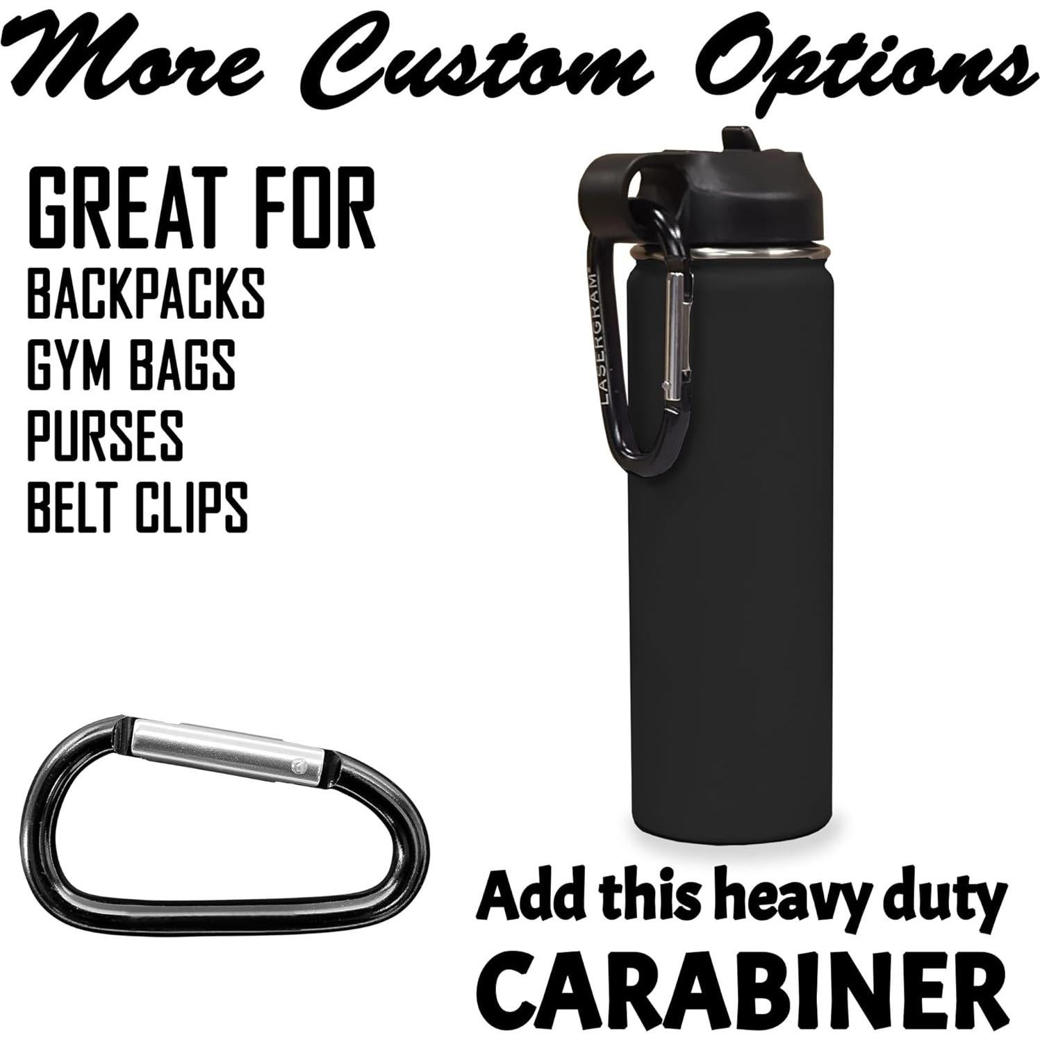 Botella de Agua Personalizada LaserGram 590ml Acero Inoxidable