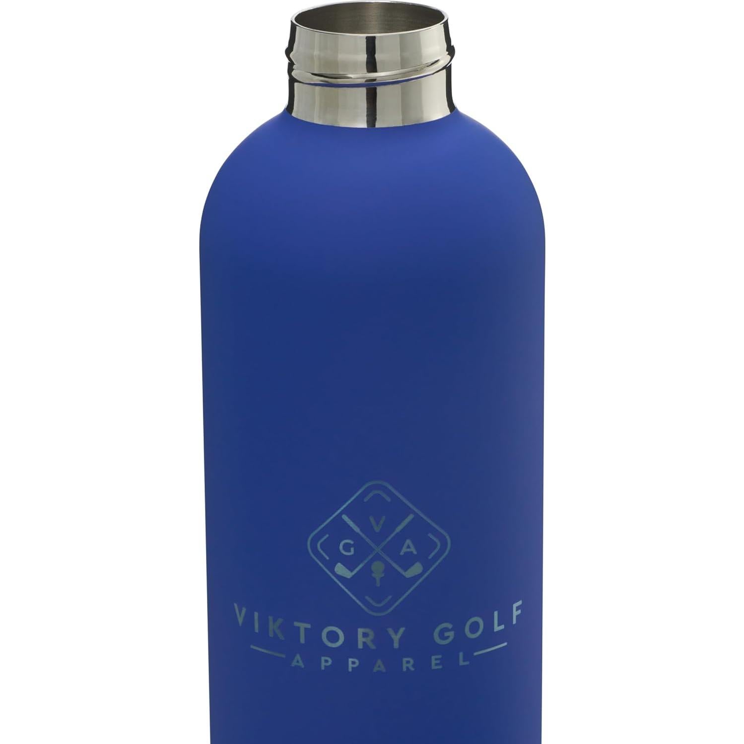 Botella de Agua Aislada ViKtory Golf 750 ml Doble Pared Azul