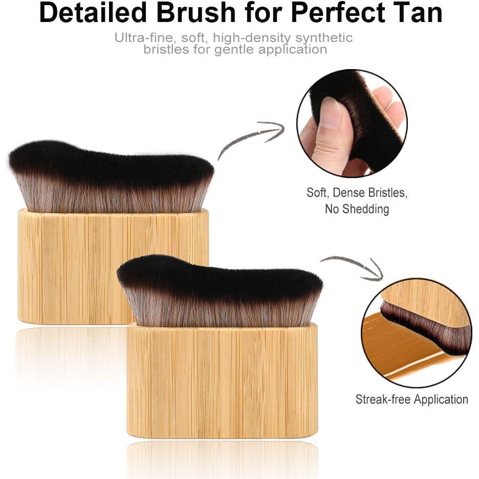 Kit de Aplicador de Autobronceador 2 en 1 EVYTTA - Mitt y Brocha