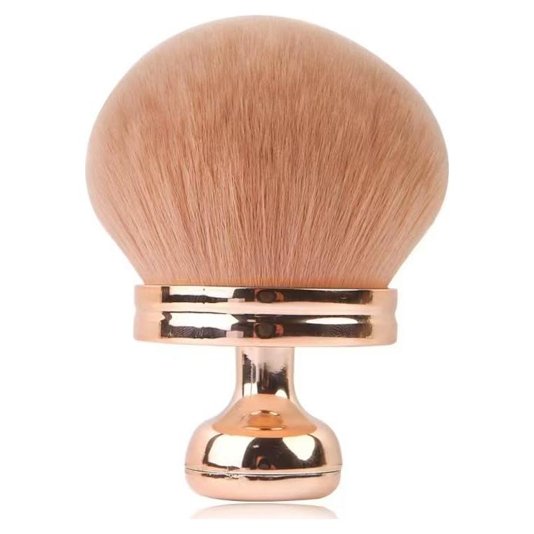 Brocha de Maquillaje Corporal Stlalsa, Cabeza Ancha 66mm, Oro Rosa