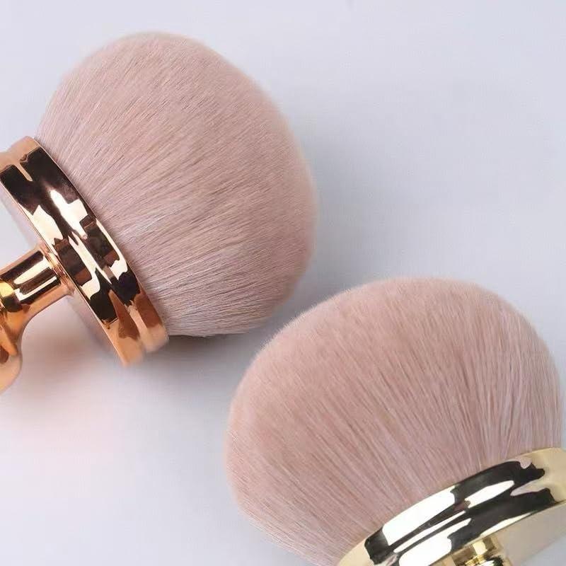 Brocha de Maquillaje Corporal Stlalsa, Cabeza Ancha 66mm, Oro Rosa