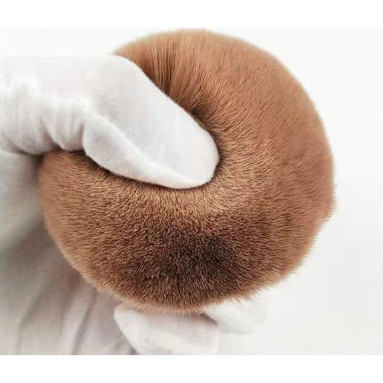 Brocha de Maquillaje Corporal Stlalsa, Cabeza Ancha 66mm, Oro Rosa