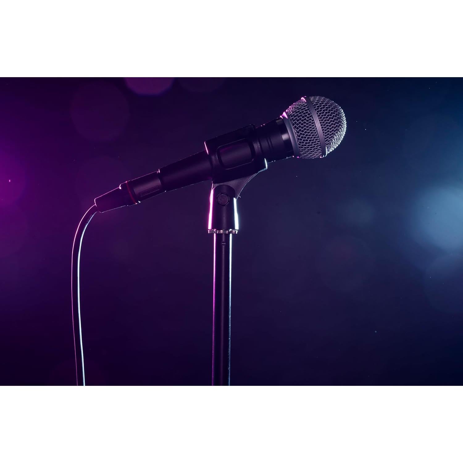 Soporte de Micrófono Ajustable Rok-It RI-MICRB10 Base Redonda 25.4 cm