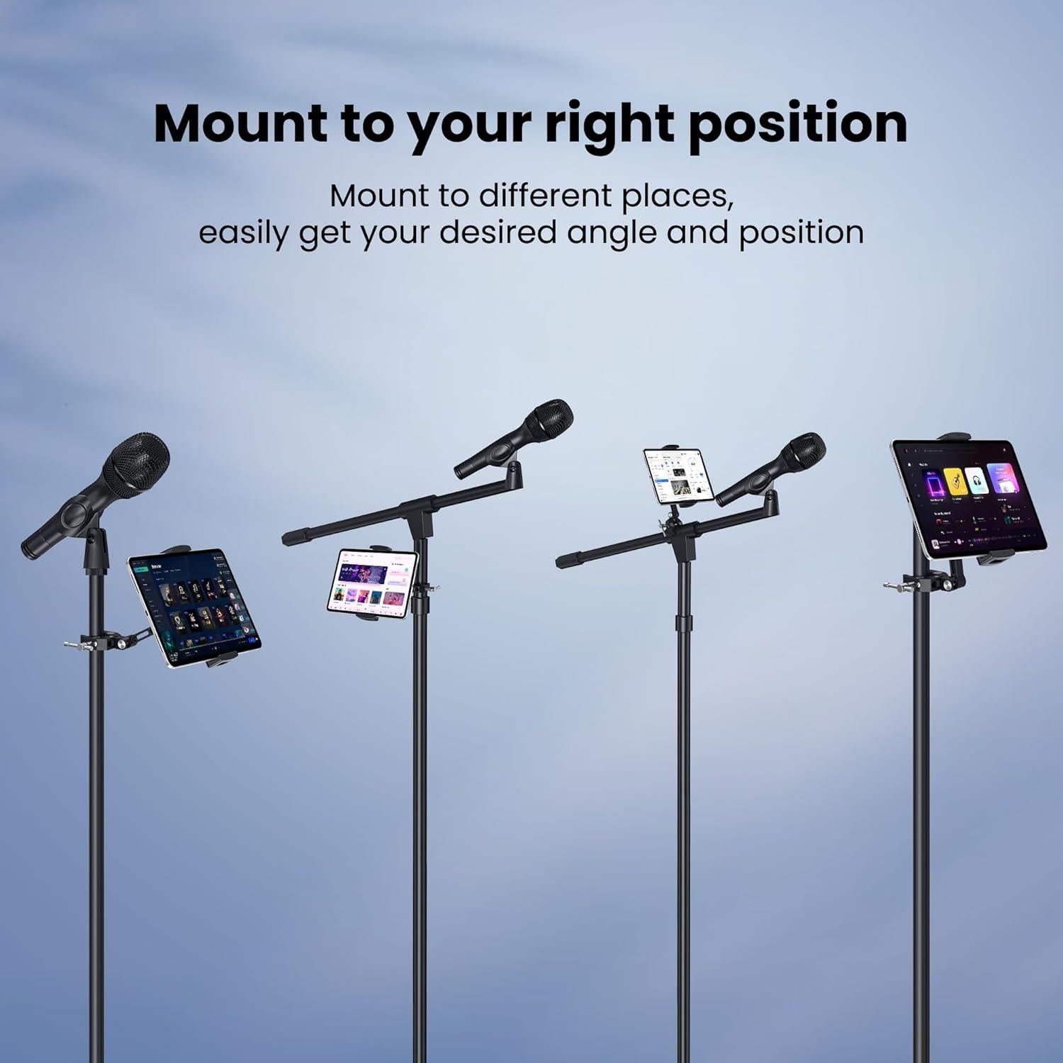 Soporte para Tableta CreaDream Ajustable para Micrófono - Negro