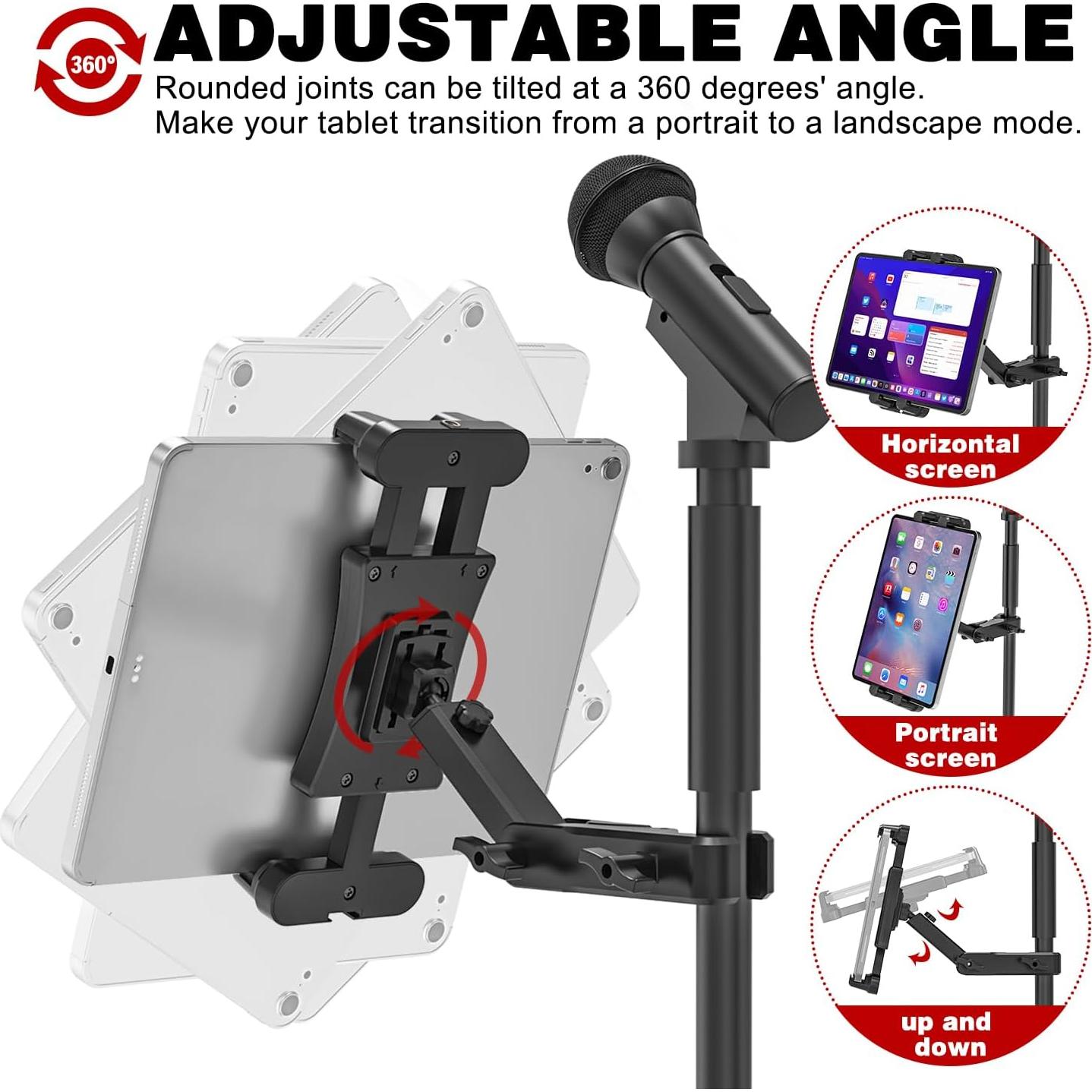 Soporte para iPad y Tableta con Micrófono Ajustable JBST063