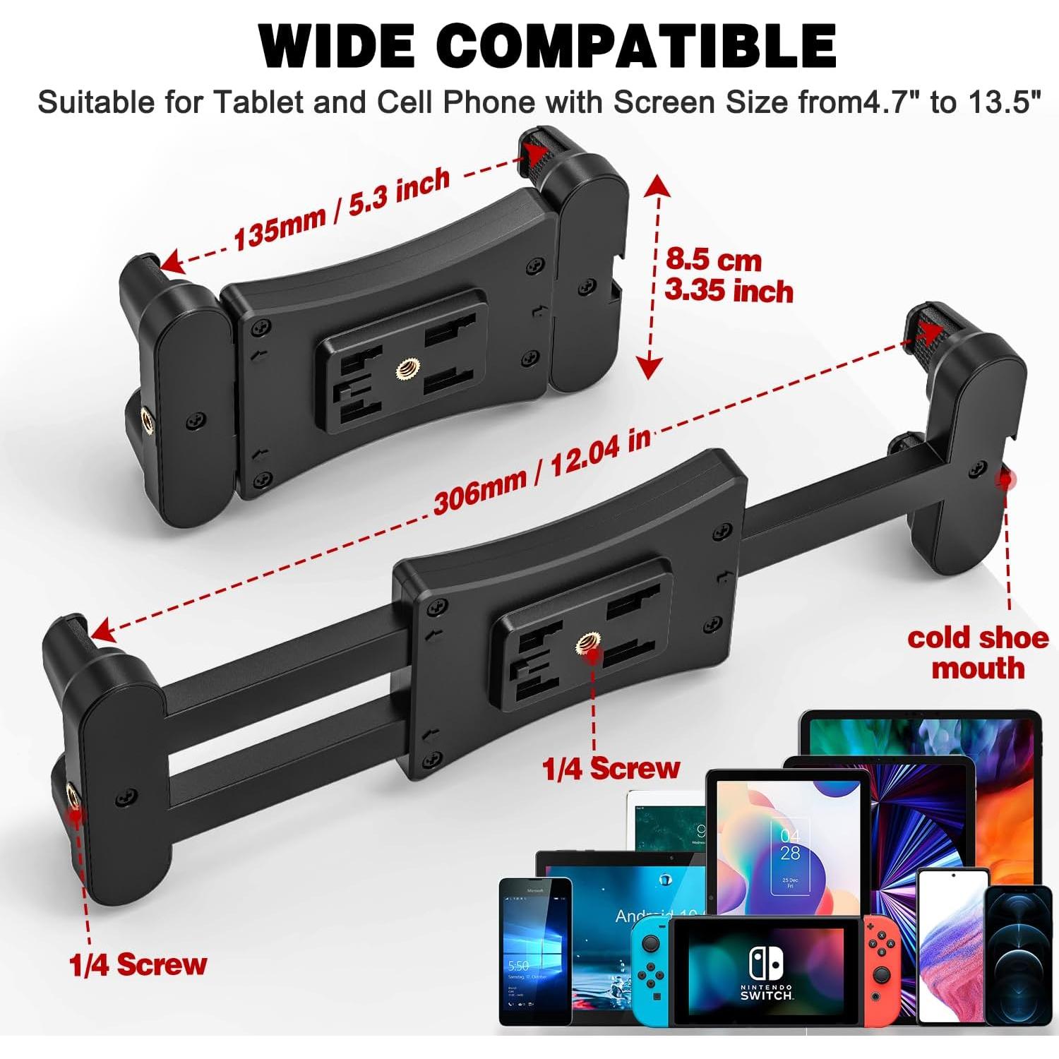 Soporte para iPad y Tableta con Micrófono Ajustable JBST063