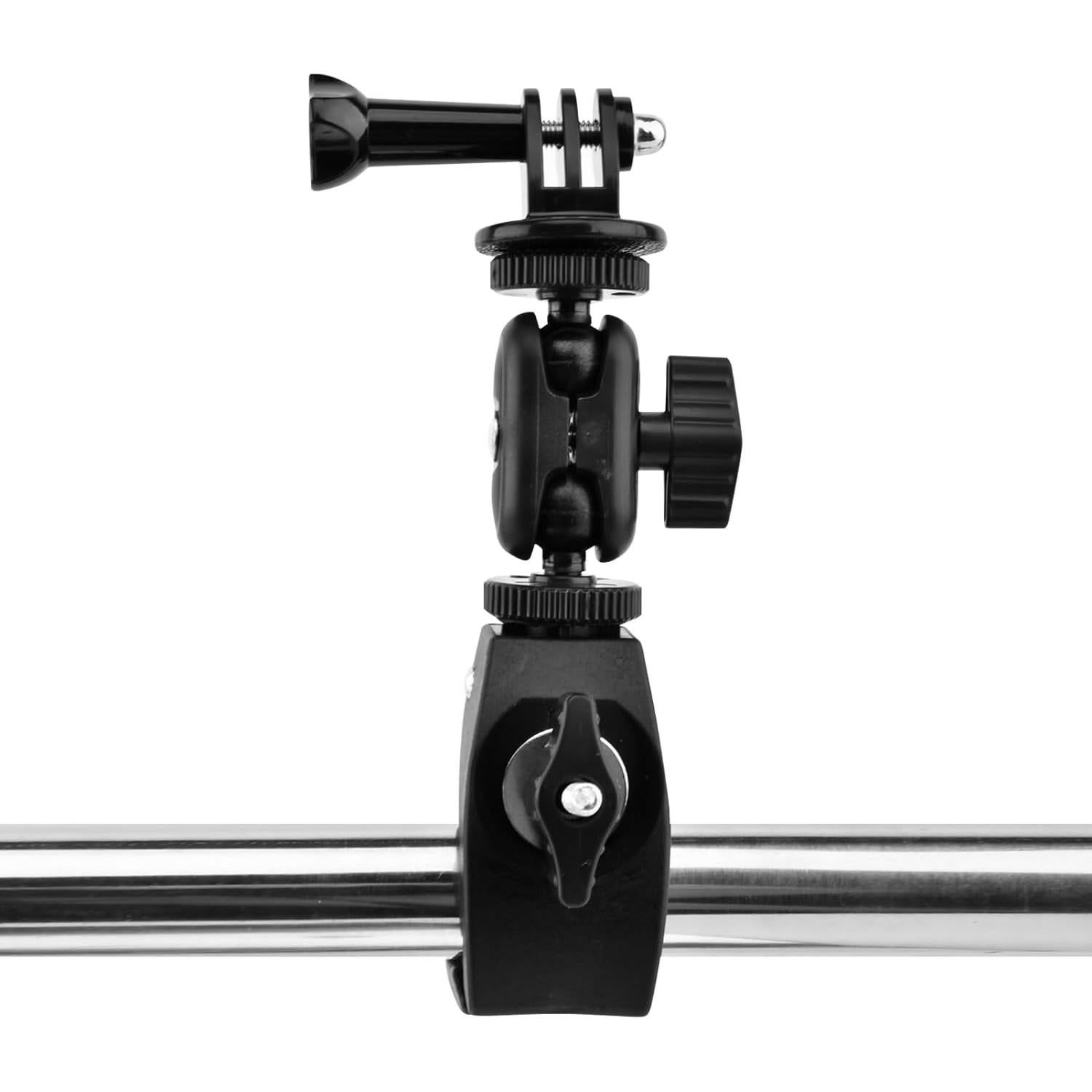 Pinza de Cangrejo Mic Loyanger, Soporte Ajustable 360° Negro