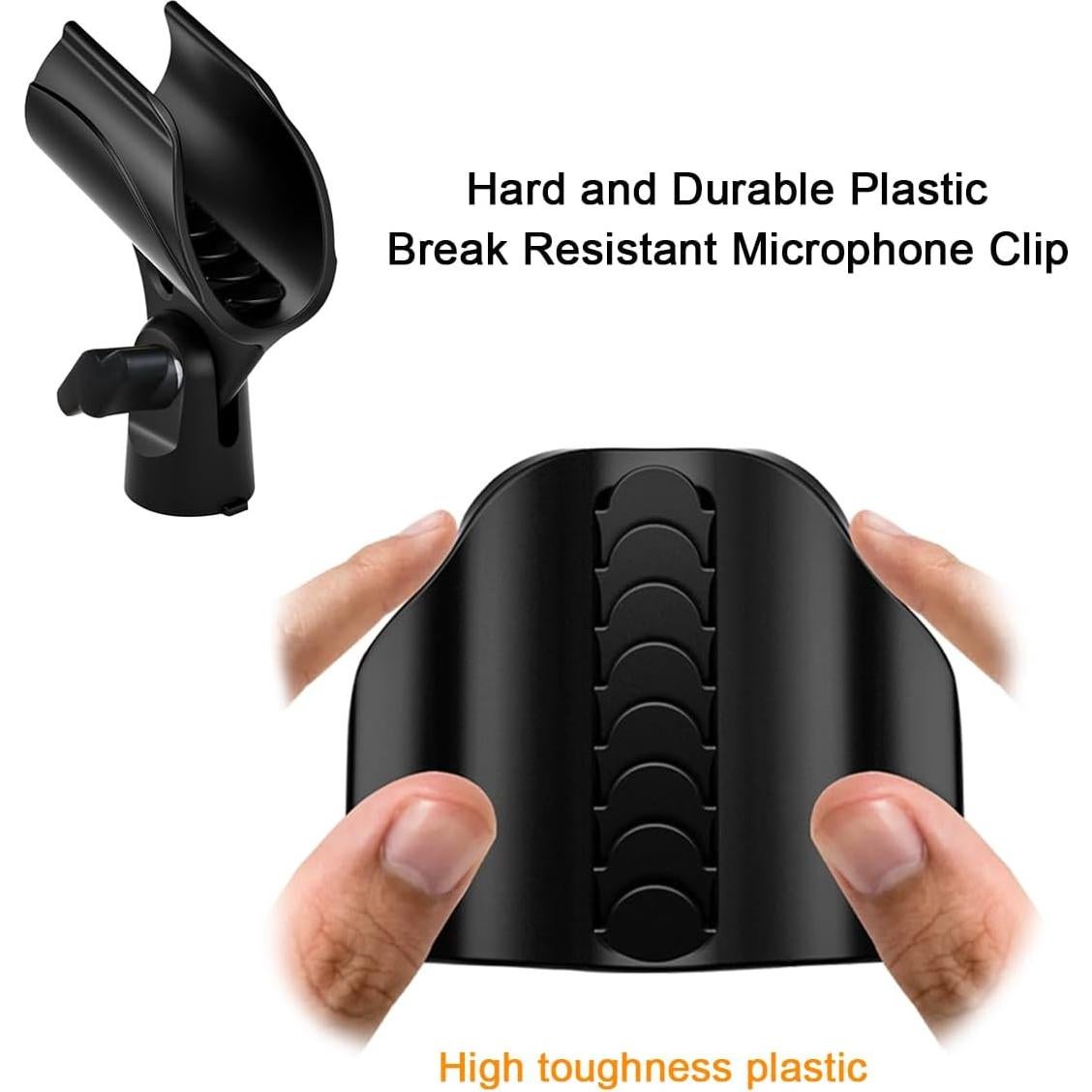 Soporte de Micrófono Universal Ajustable 2 Pcs con Adaptador