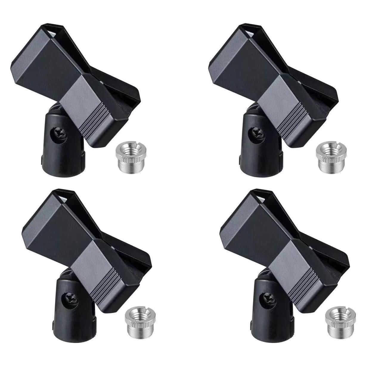 Soporte de Clip para Micrófono Universal Rannsgeer - Paquete de 4
