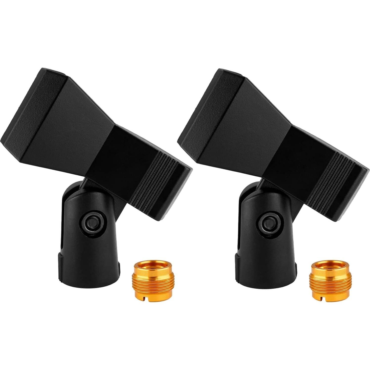 Soporte de Clip de Micrófono Universal Coufce Ajustable Negro