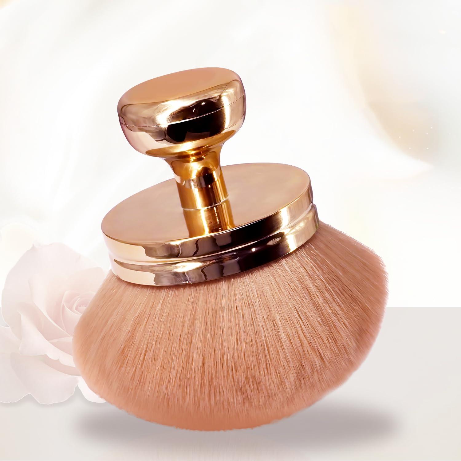 Conjunto de 2 Brochas de Maquillaje Corporal Holyenten 76 mm