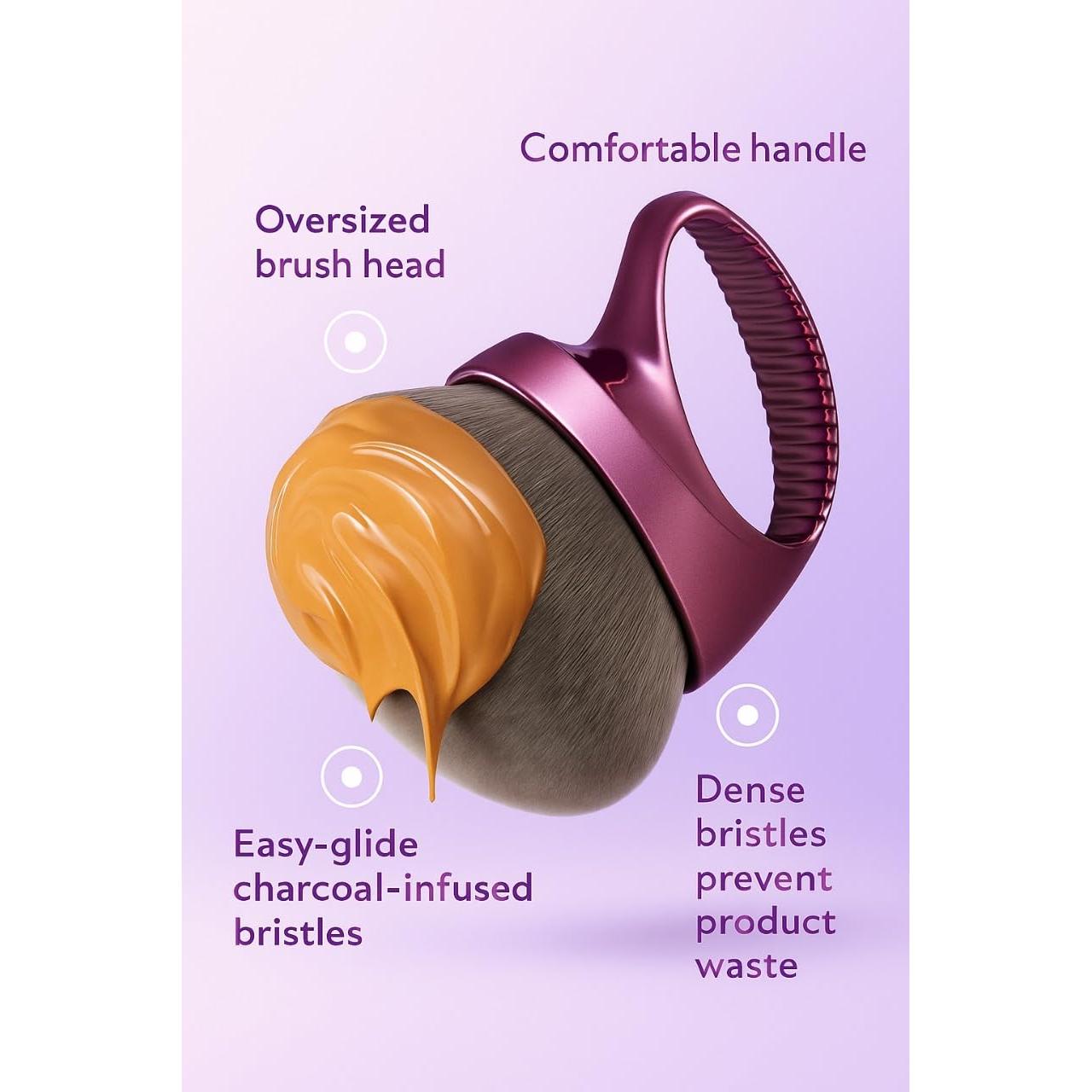 Brocha Kabuki Grande TERIFXY para Bronceador Autoadhesivo