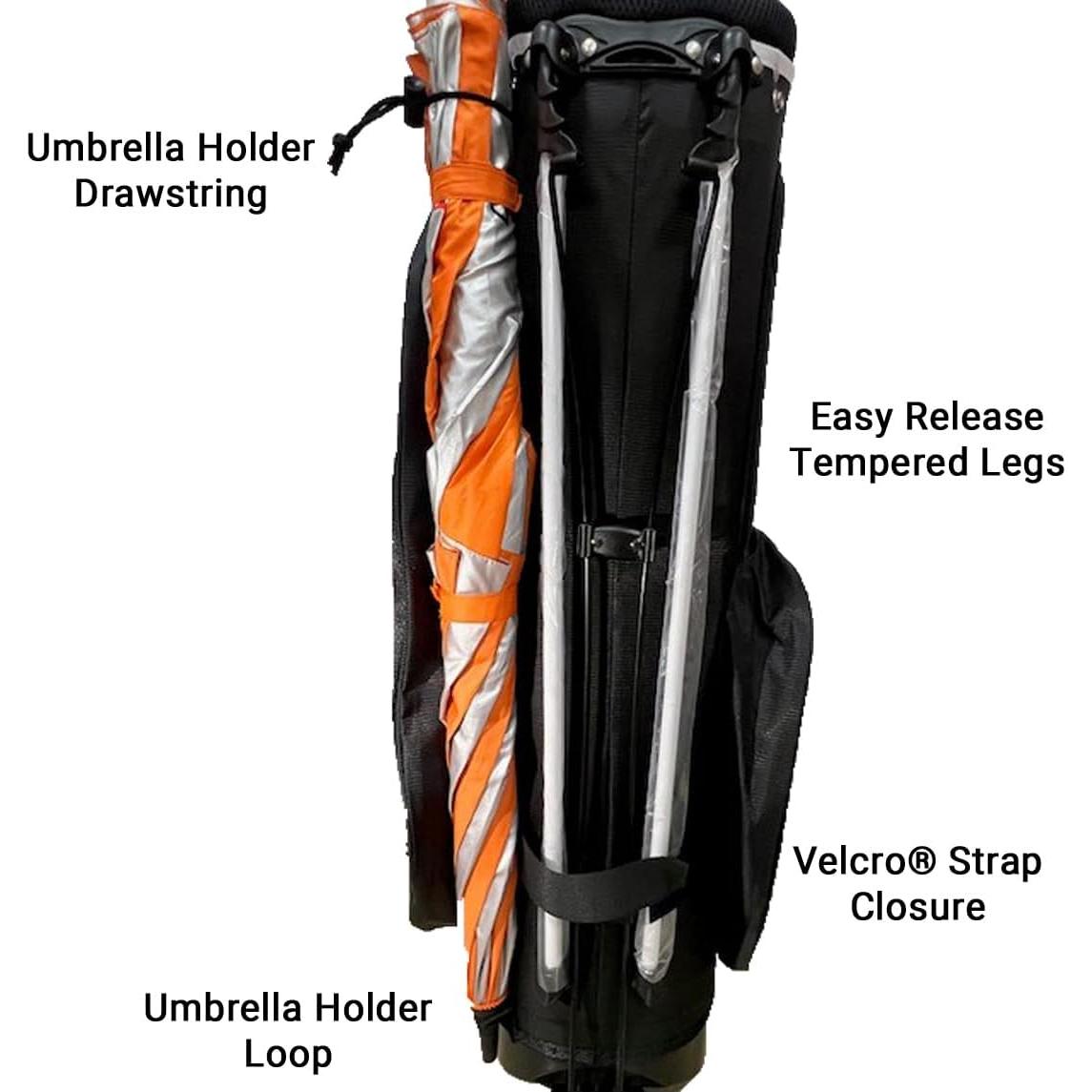 Bolsa de Golf de Pie Powerbilt Dunes 14 Vías Nylon 2.45 kg