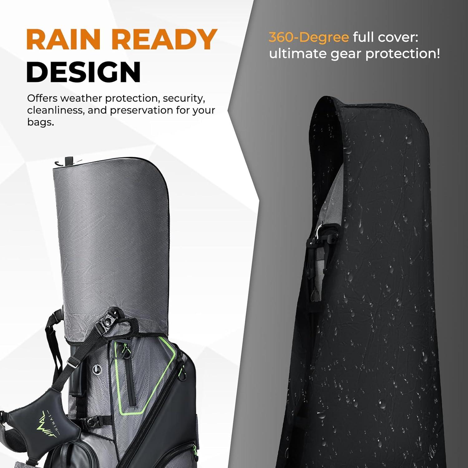 Bolsa de Golf UNIHIMAL con Soporte y 14 Divisores - Gris