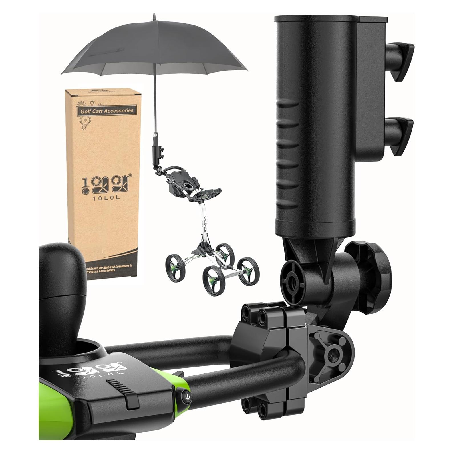 Soporte para Paraguas 10L0L de Aluminio para Carrito de Golf