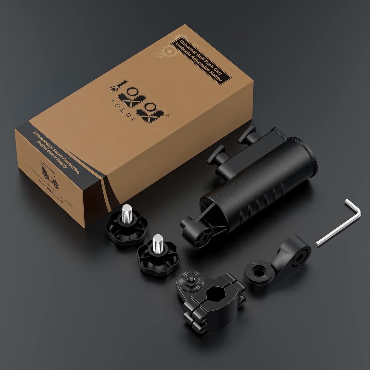 Soporte para Paraguas 10L0L de Aluminio para Carrito de Golf