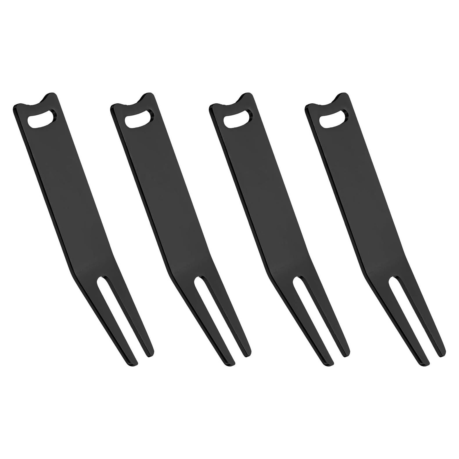 Herramienta de Reparación de Divots de Golf PATIKIL - Metal Negro