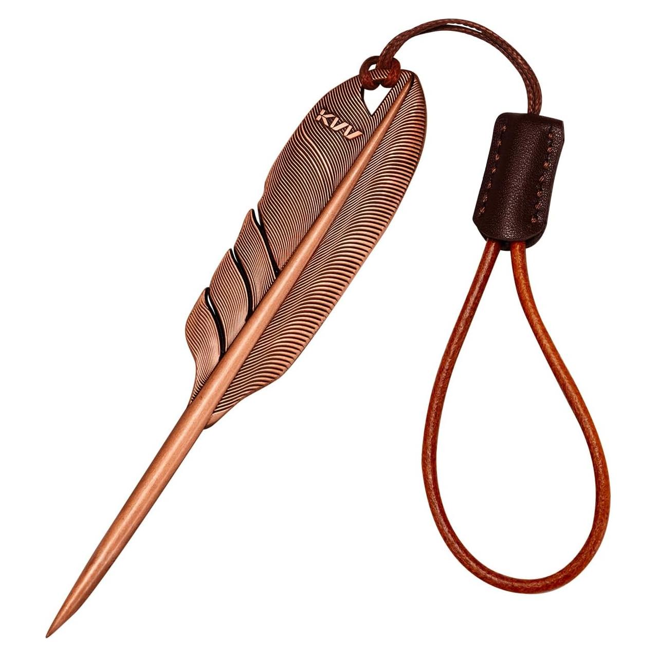 Herramienta de Divot KVV de Cobre con Lanyard de Cuero