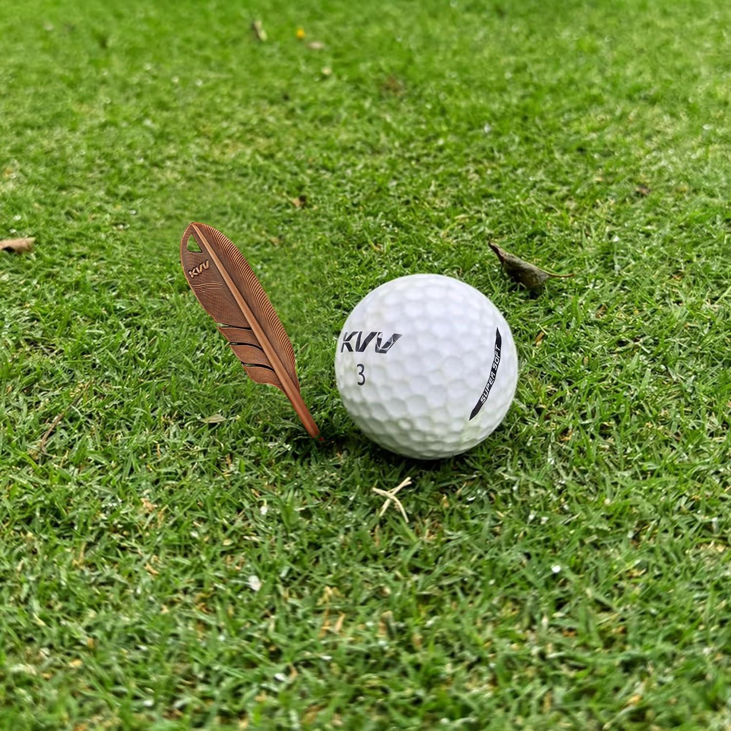 Herramienta de Divot KVV de Cobre con Lanyard de Cuero