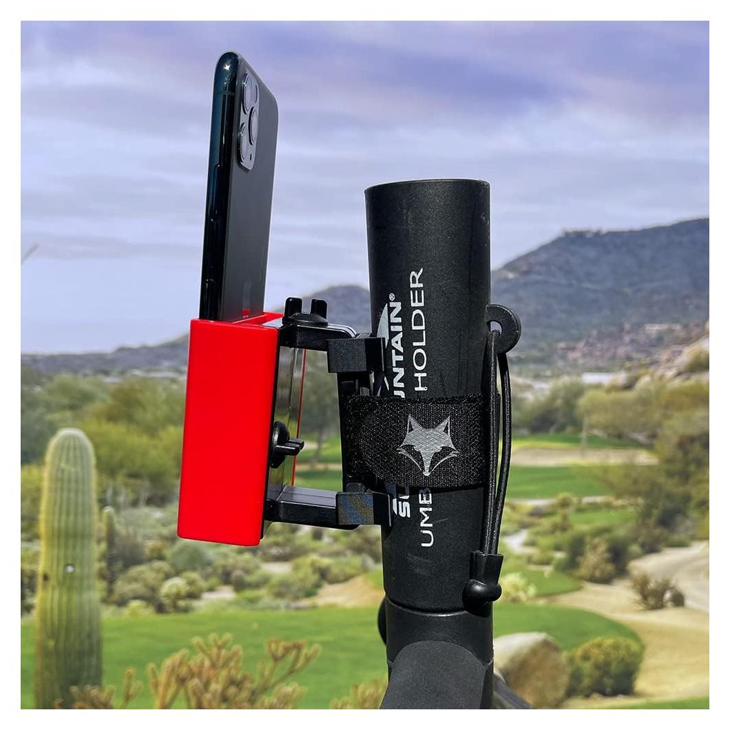 Adaptador para Carro de Golf Desert Fox - Soporte Teléfono Rojo