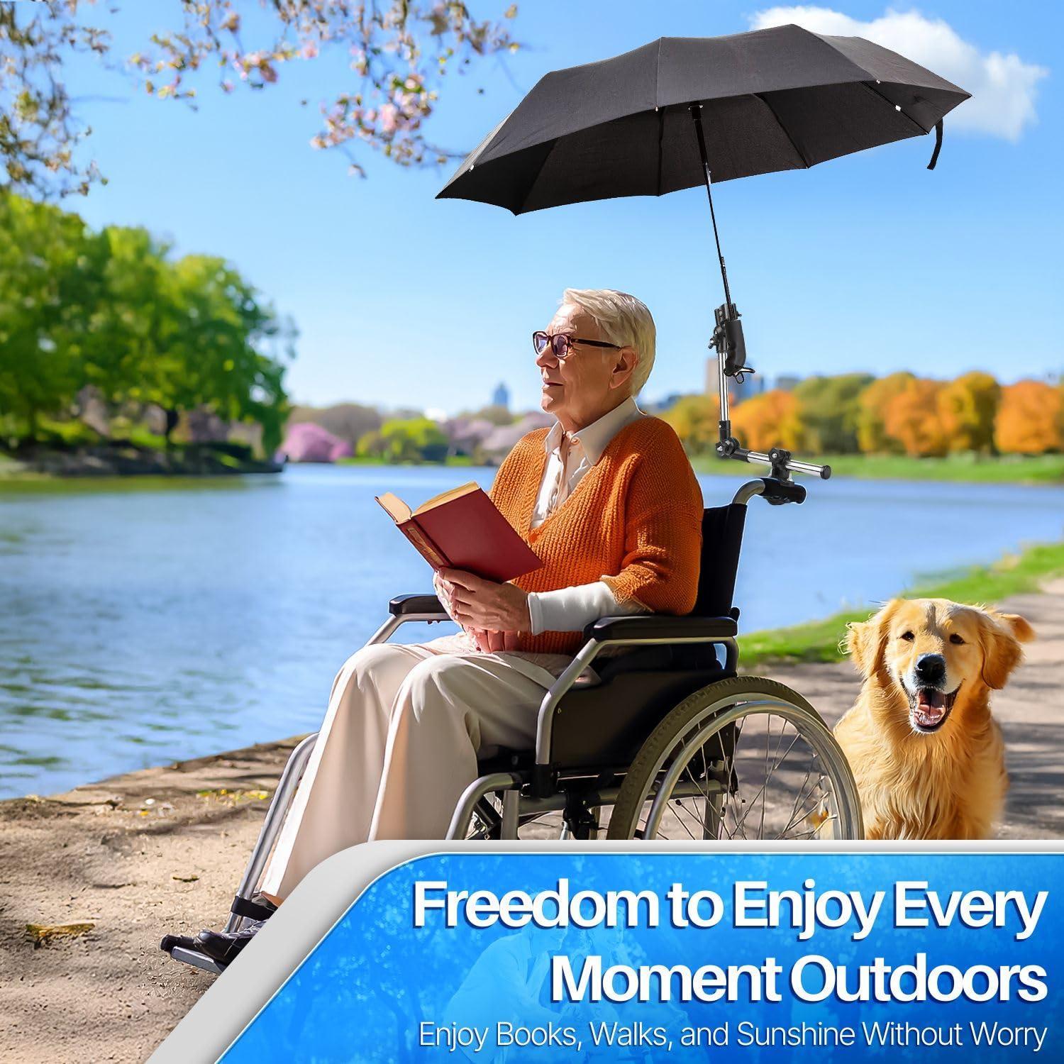 Soporte para Paraguas de Bicicleta Flexzion - Ajustable 2 Secciones