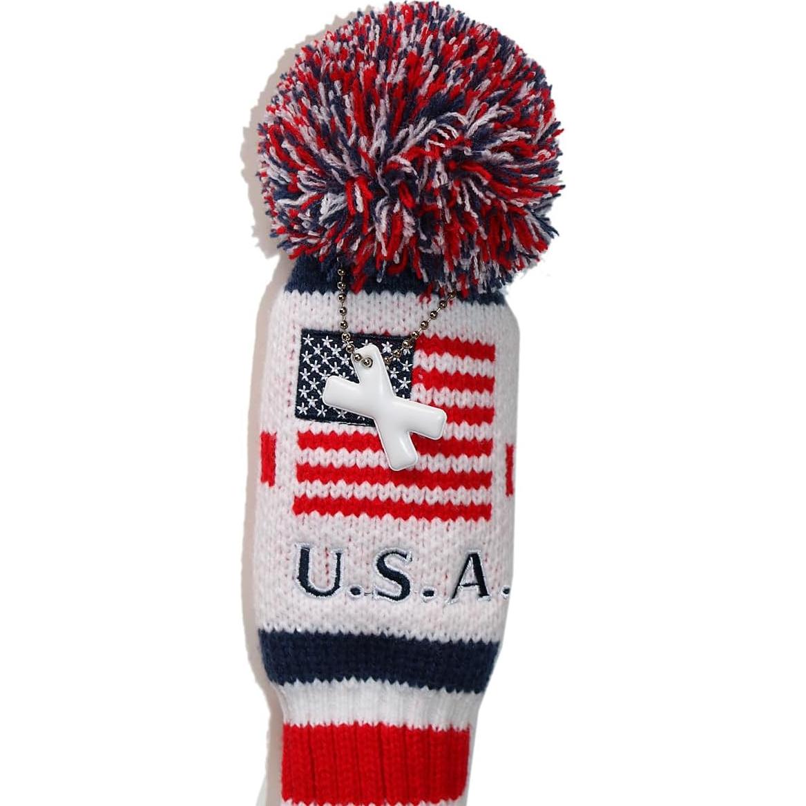 Cubierta de cabeza de palo de golf Craftsman, pom pom EE. UU.