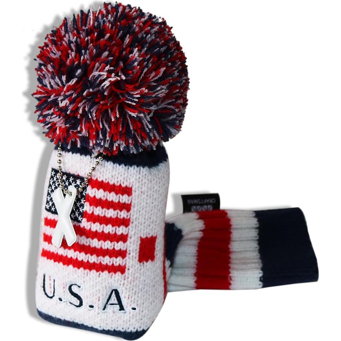 Cubierta de cabeza de palo de golf Craftsman, pom pom EE. UU.