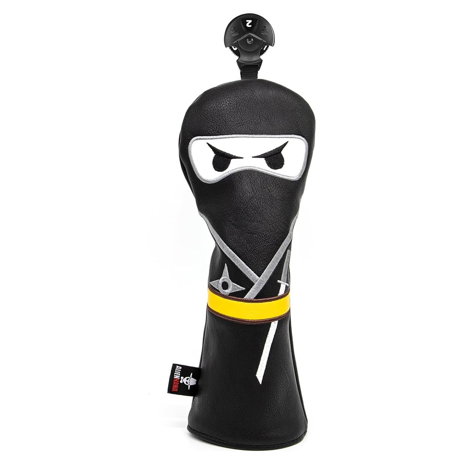 Cubiertas de Cabeza de Golf Aliennana Ninja Cuero Premium