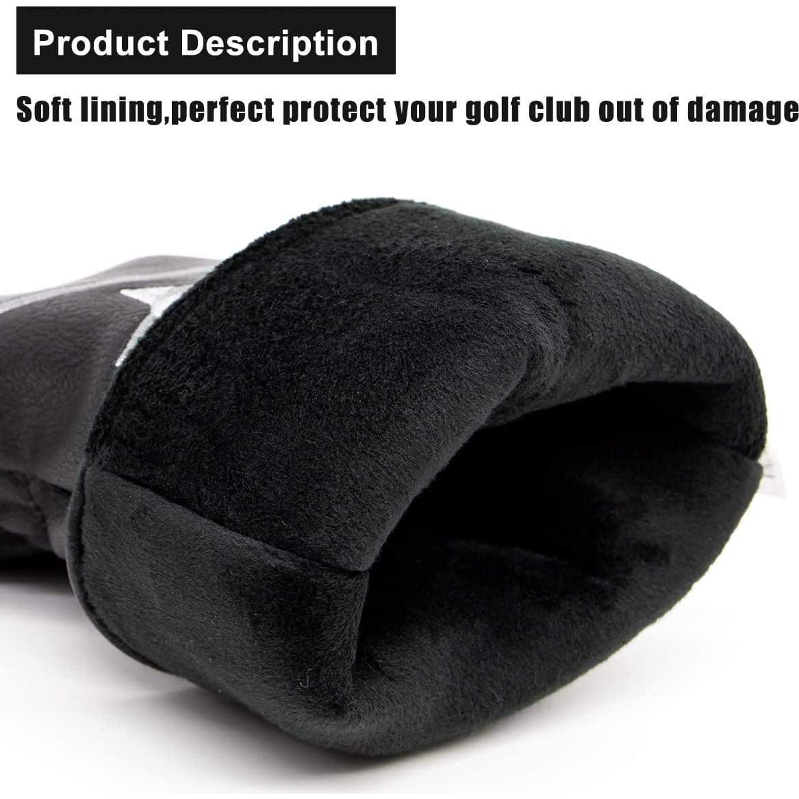 Cubiertas de Cabeza de Golf Aliennana Ninja Cuero Premium