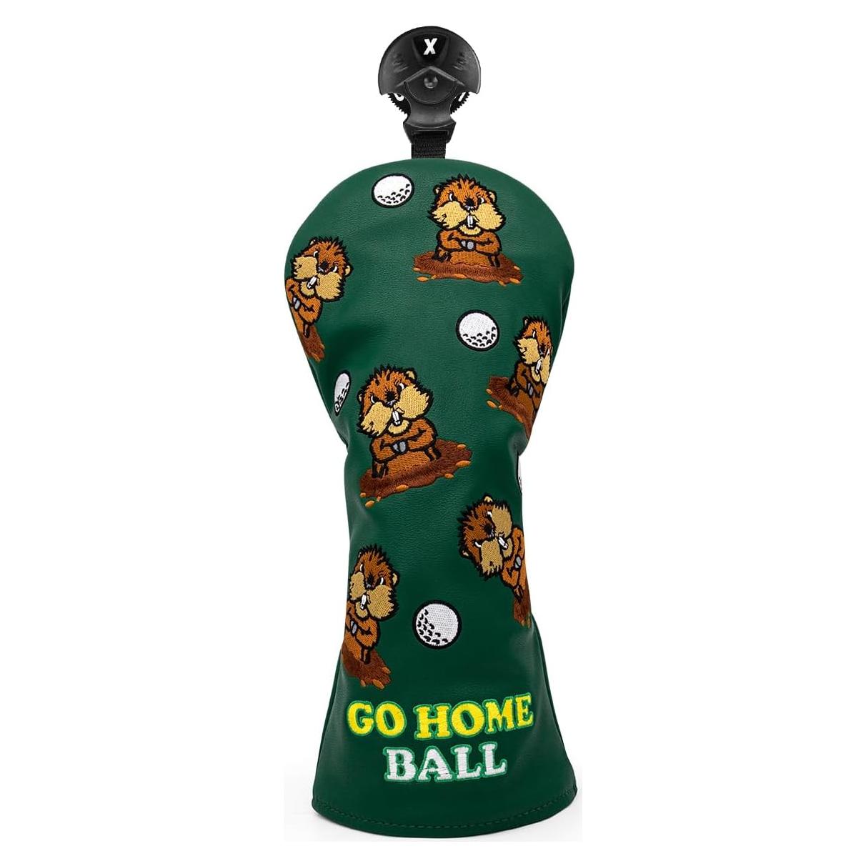 Cubierta de Cabeza de Golf Barudan - Madera 3 y Putter - Verde