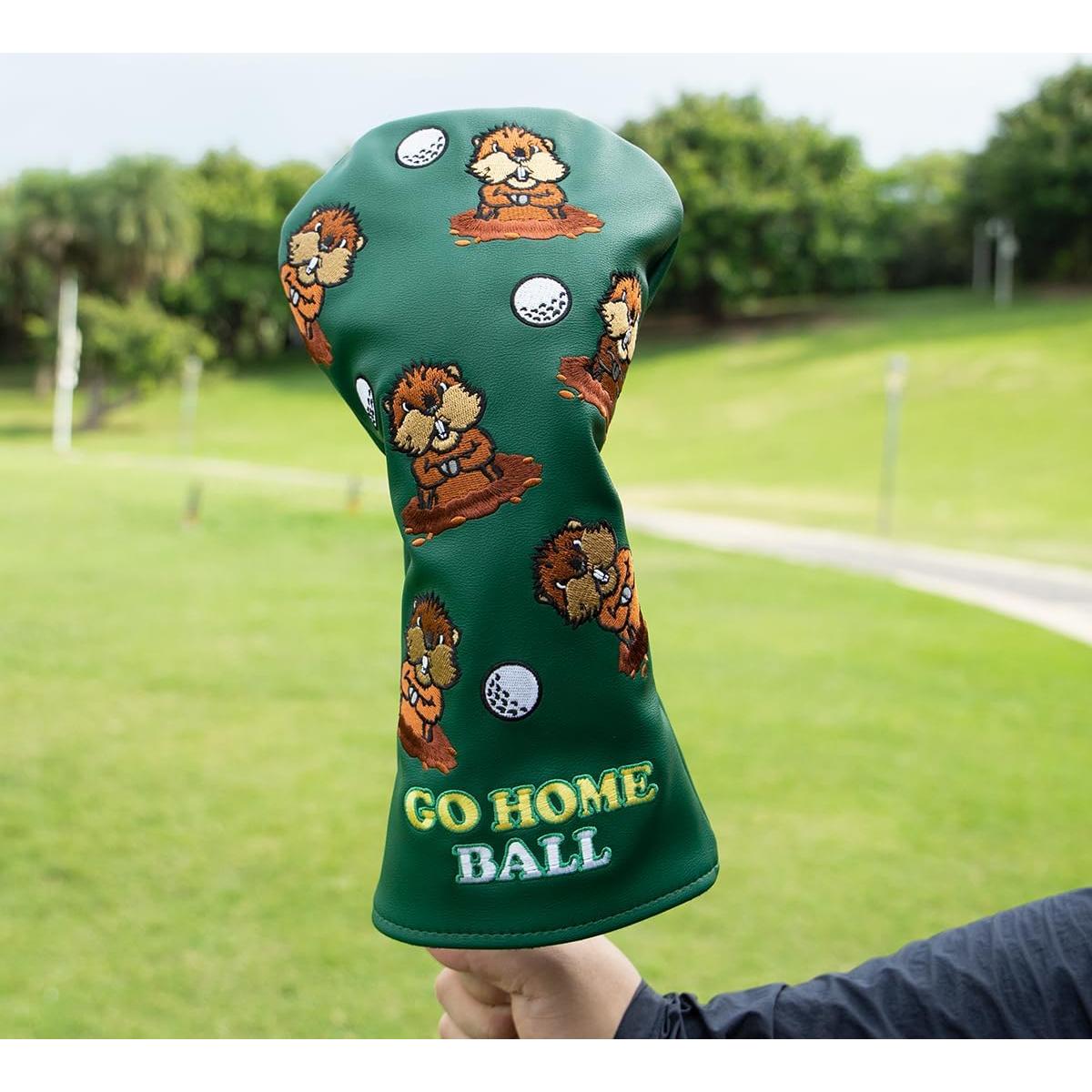 Cubierta de Cabeza de Golf Barudan - Madera 3 y Putter - Verde