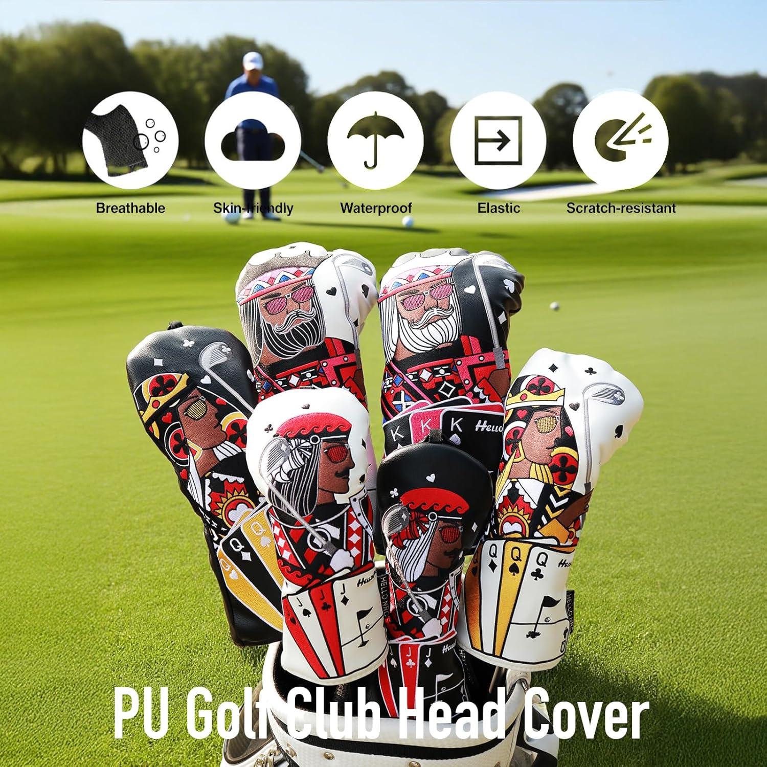 Cubiertas de Golf Dragon Tiger DTA-003 - Driver Piel Poker