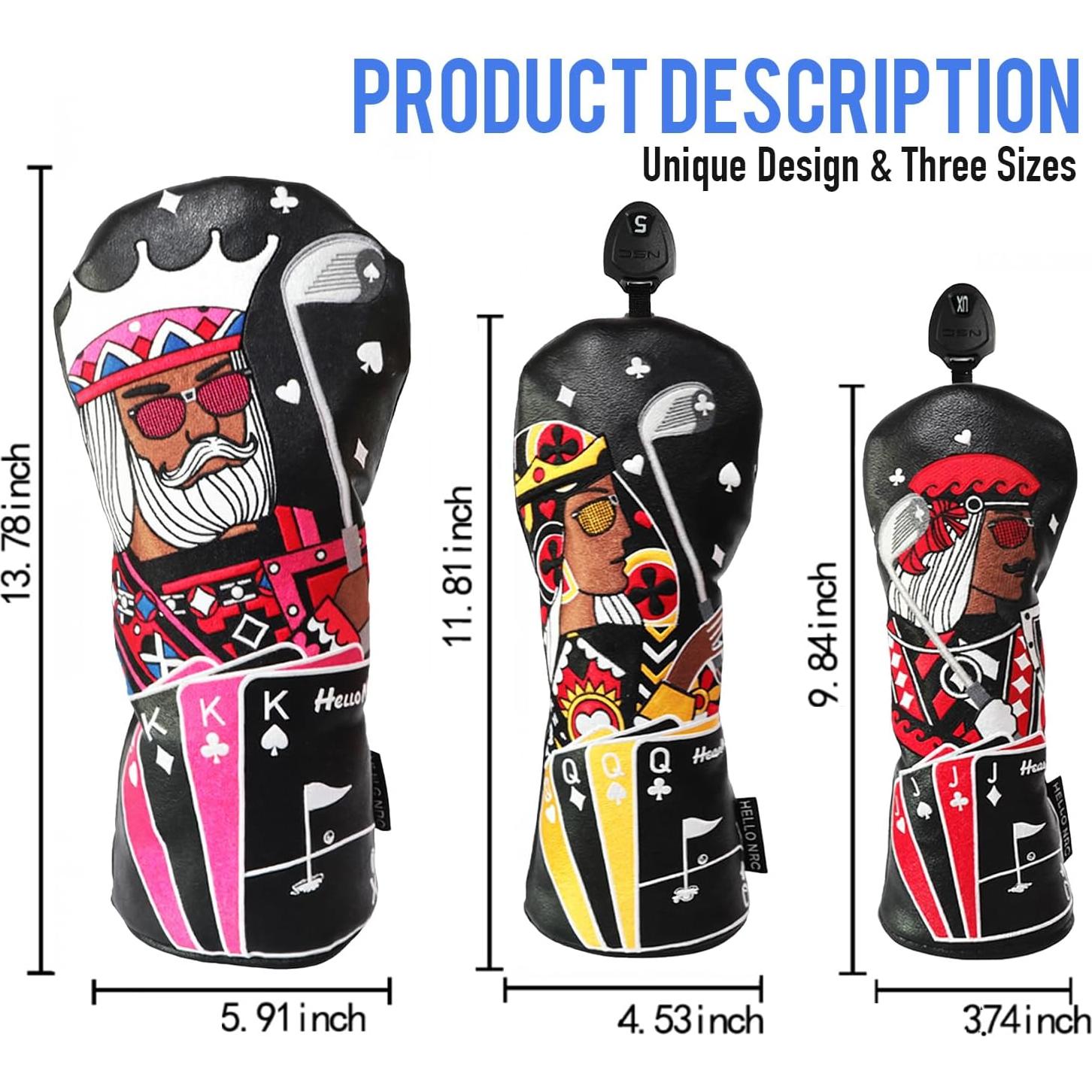 Cubiertas de Golf Dragon Tiger DTA-003 - Driver Piel Poker