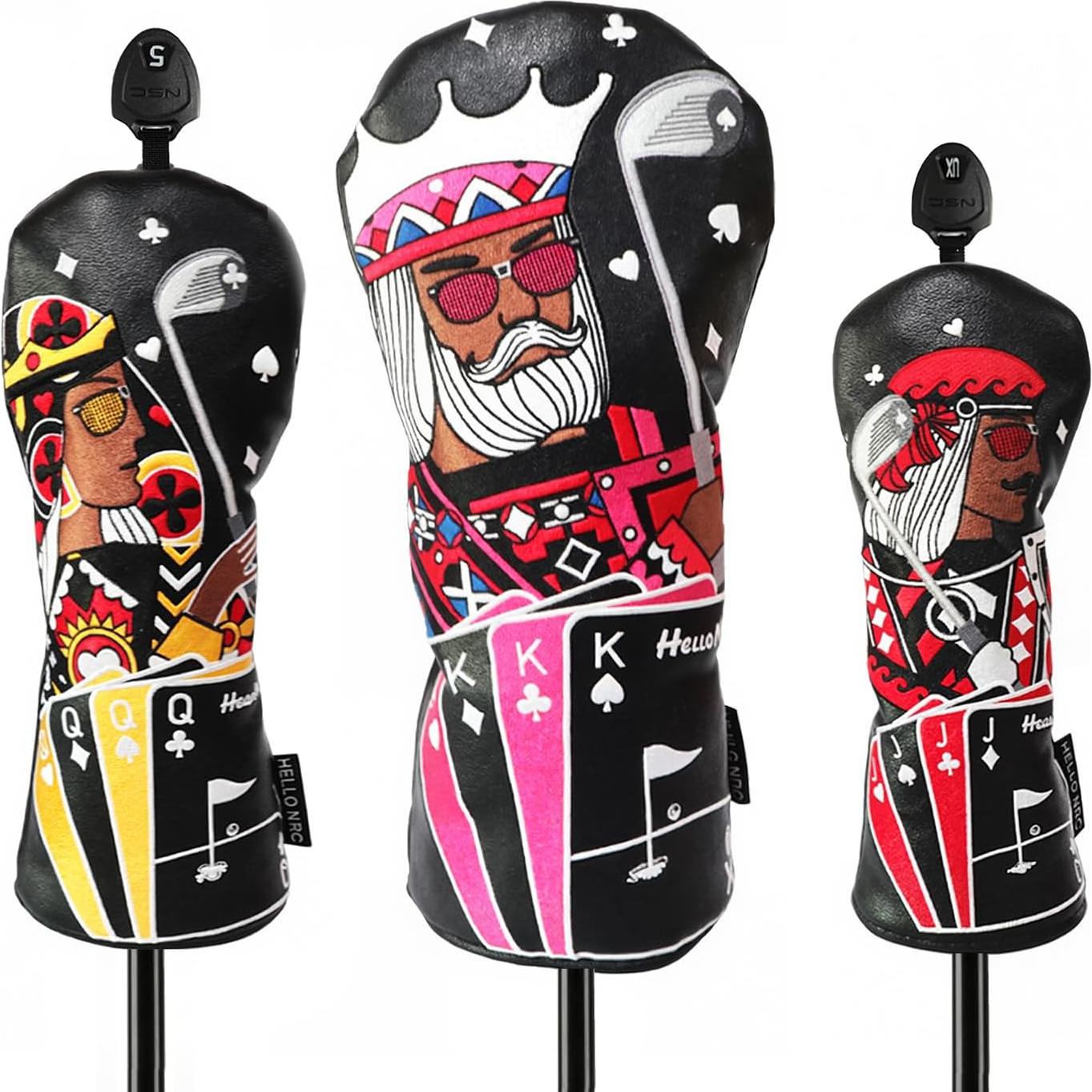 Cubiertas de Golf Dragon Tiger DTA-003 - Driver Piel Poker