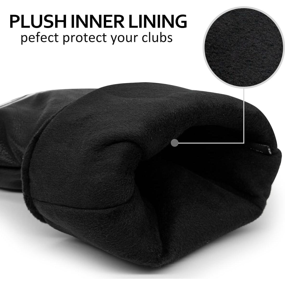 Cubierta de Driver de Golf Barudan Negra - Ajuste Universal